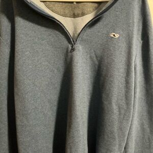 Vineyard Vines Men's Gray Zip-Up Sweater
